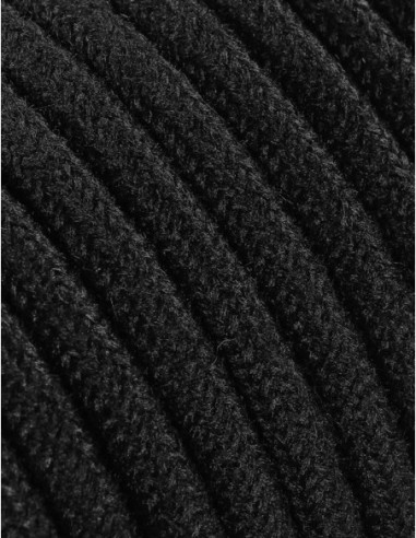 Cable cordón decorativo negro 11925