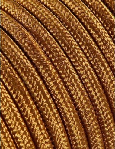 Cable cordón decorativo oro 25 mts 11932