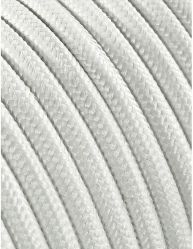 Cable textil cordón decorativo blanco...