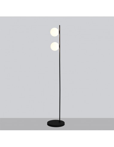 Lámpara de mesa moderna de 2 luces con tulipa de cristal Doris S3820180N  ACB