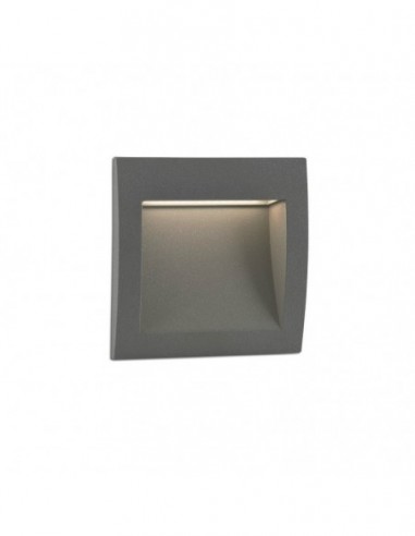 Empotrable exterior Sedna-1 Led, gris...